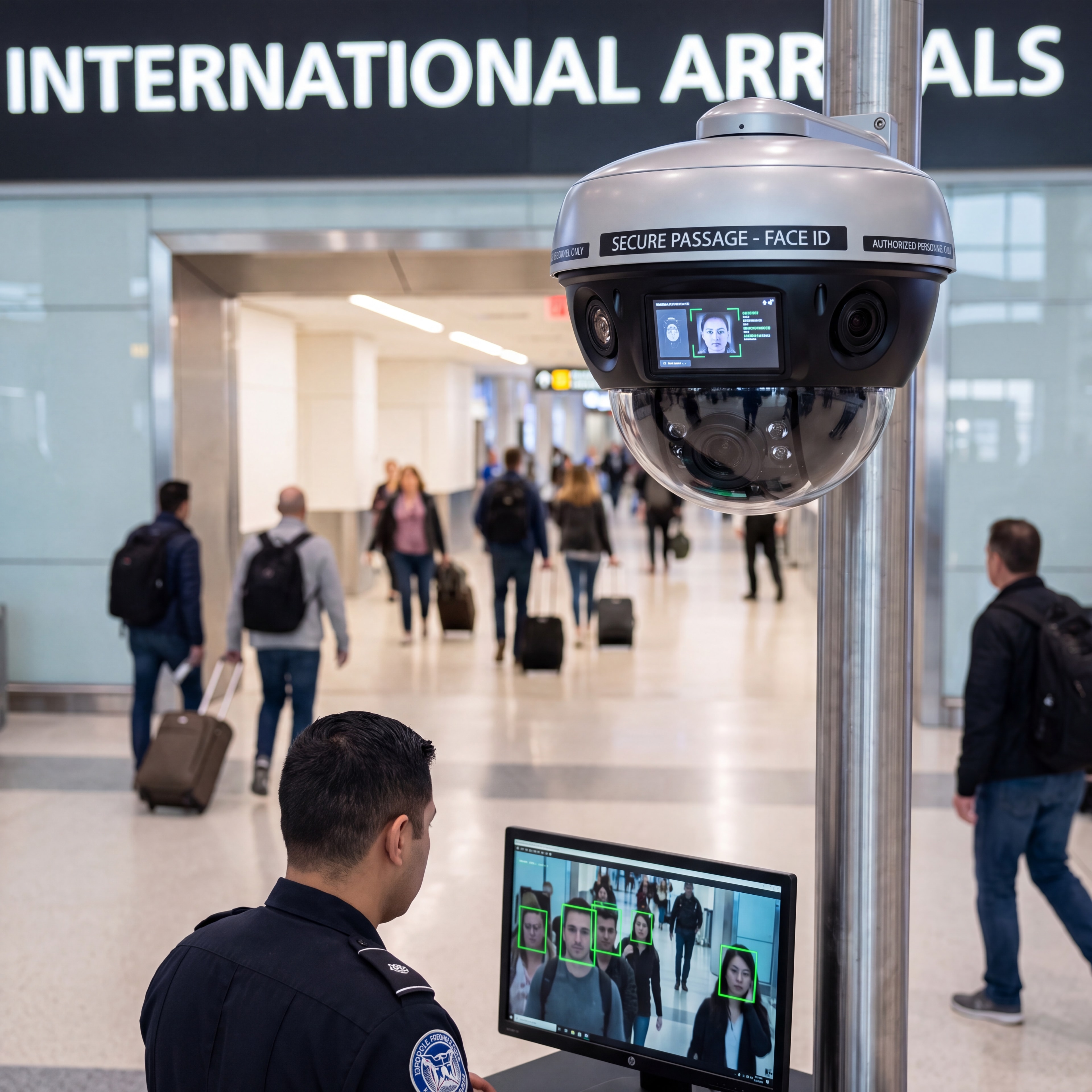 Vision-based facial recognition and identity verification system