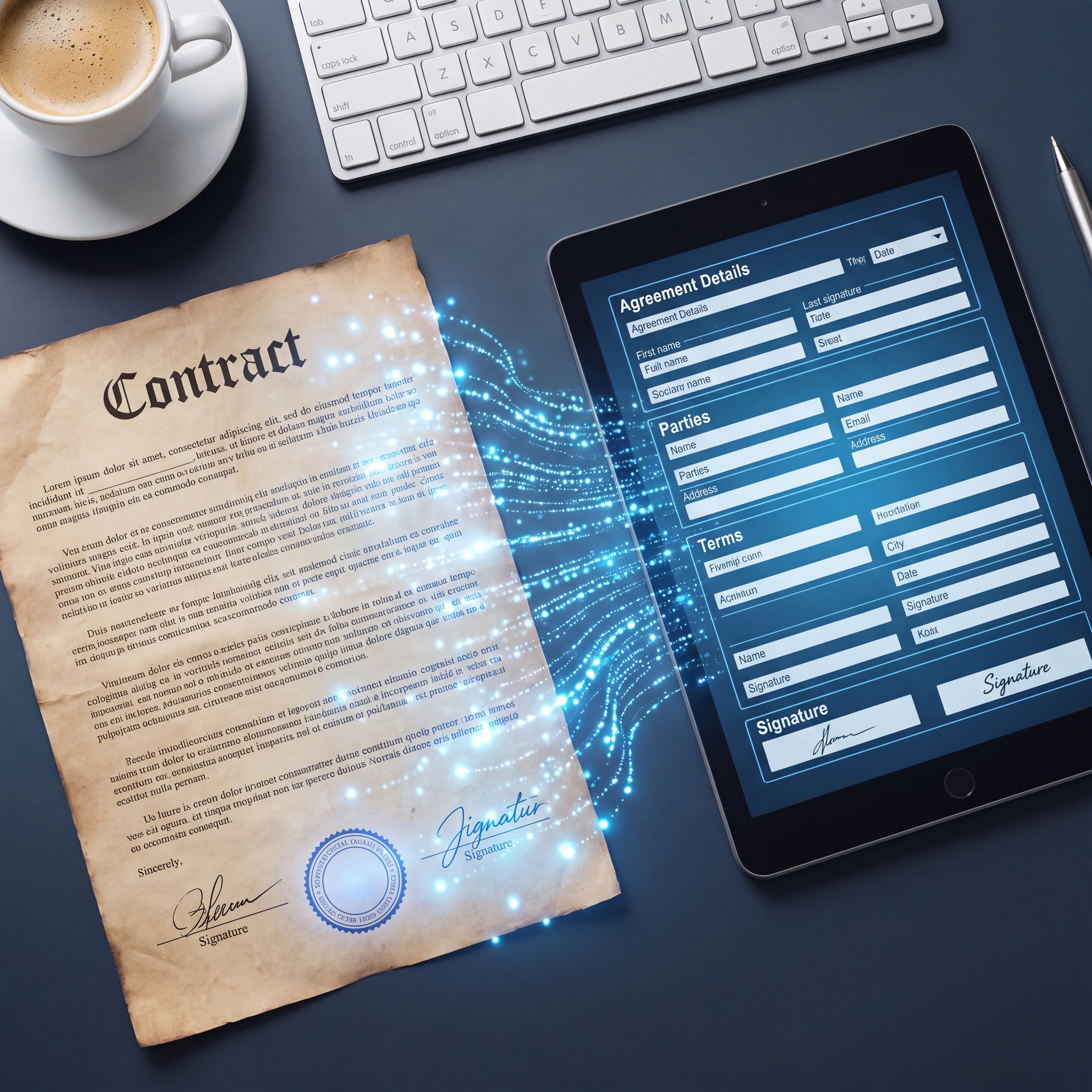 Optical character recognition system transforming documents into structured information