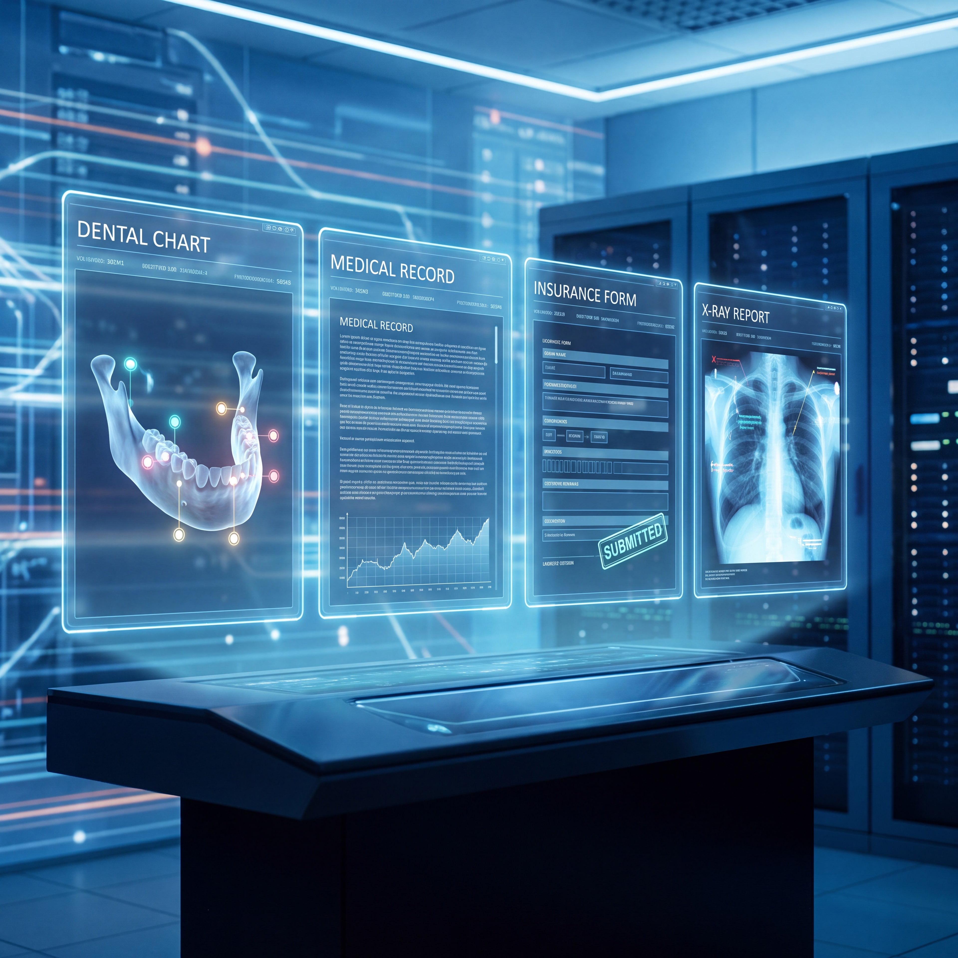 Healthcare document intelligence organizing and extracting medical information