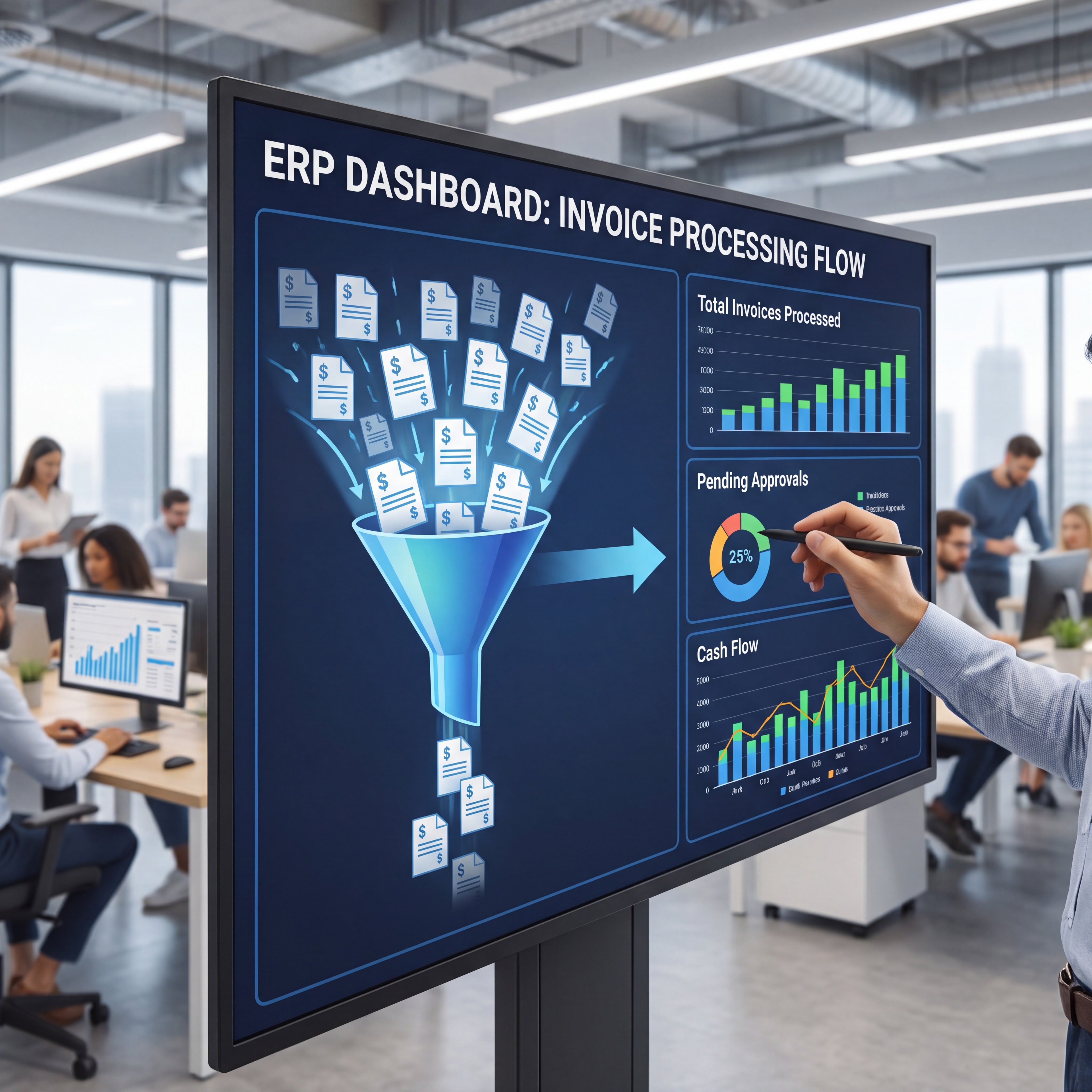 Document intelligence automating invoice and financial data processing